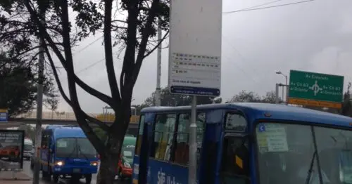 PARADERO SITP PARQUE EL SALITRE  121A05